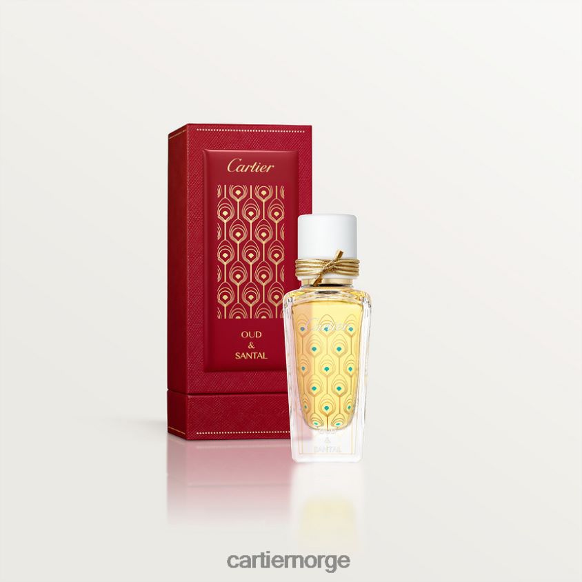 tilbehør Cartier les heures voyageuses oud & santal duft i begrenset opplag stilig F4466N1866