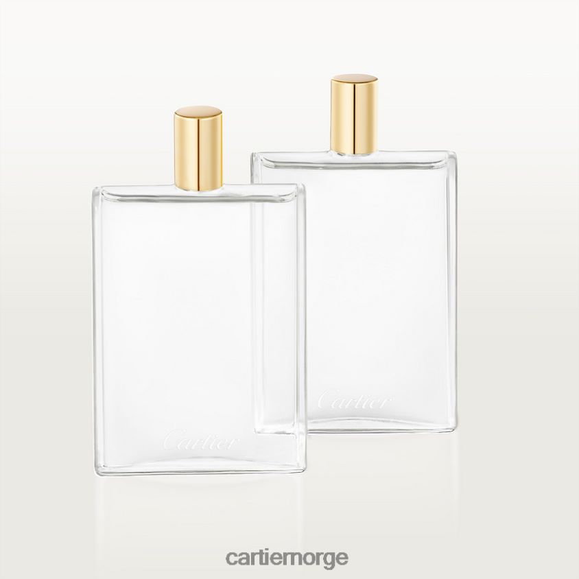 tilbehør Cartier les necessaires a parfum pure rose eau de toilette refill pack 2x30 ml stilig F4466N1897