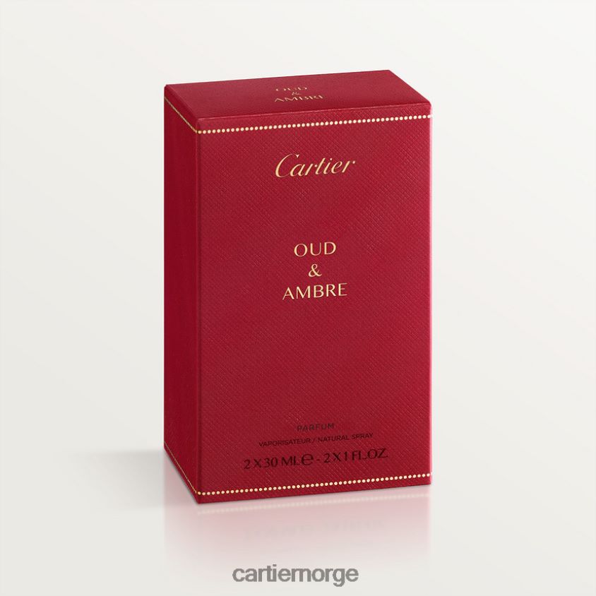 tilbehør Cartier oud & ambre duftpåfyllingspakke, 2 x 30 ml stilig F4466N1873