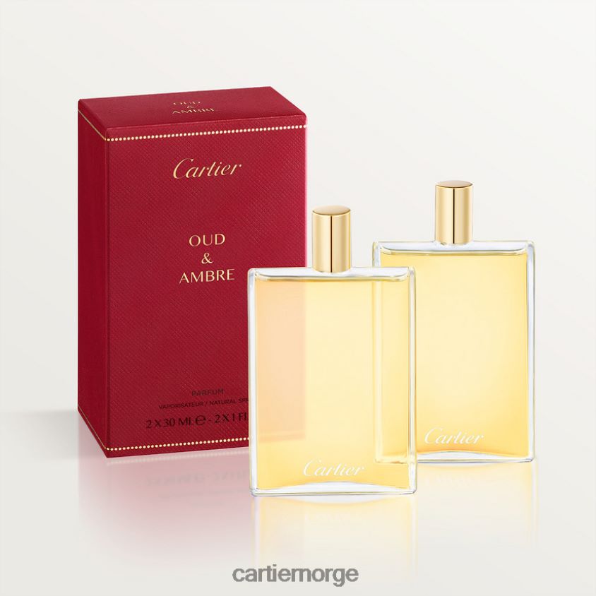 tilbehør Cartier oud & ambre duftpåfyllingspakke, 2 x 30 ml stilig F4466N1873