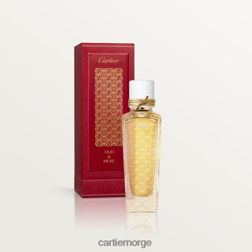tilbehør Cartier oud & musc les heures voyageuses duft 75 ml stilig F4466N1869