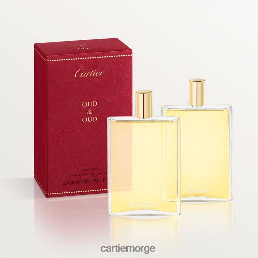 tilbehør Cartier oud & oud duftpåfyllingspakke, 2 x 30 ml stilig F4466N1874