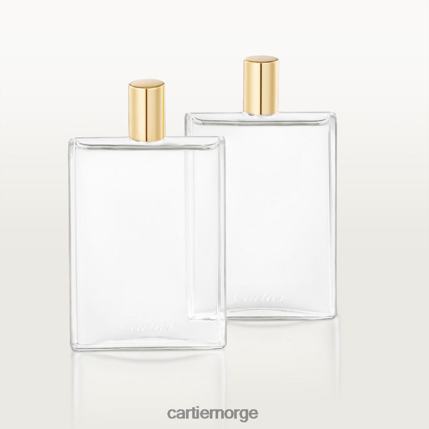 tilbehør Cartier viii l'heure diaphane eau de toilette refill pakke 2x30 ml stilig F4466N1881