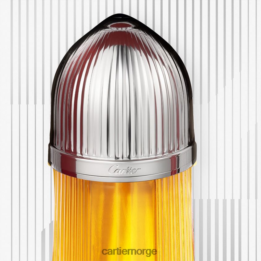 tilbehør Cartier gavesett med 100 ml pasha parfyme, 10 ml pasha edition noire veskespray og 100 ml parfymert dusjgel stilig F4466N1810