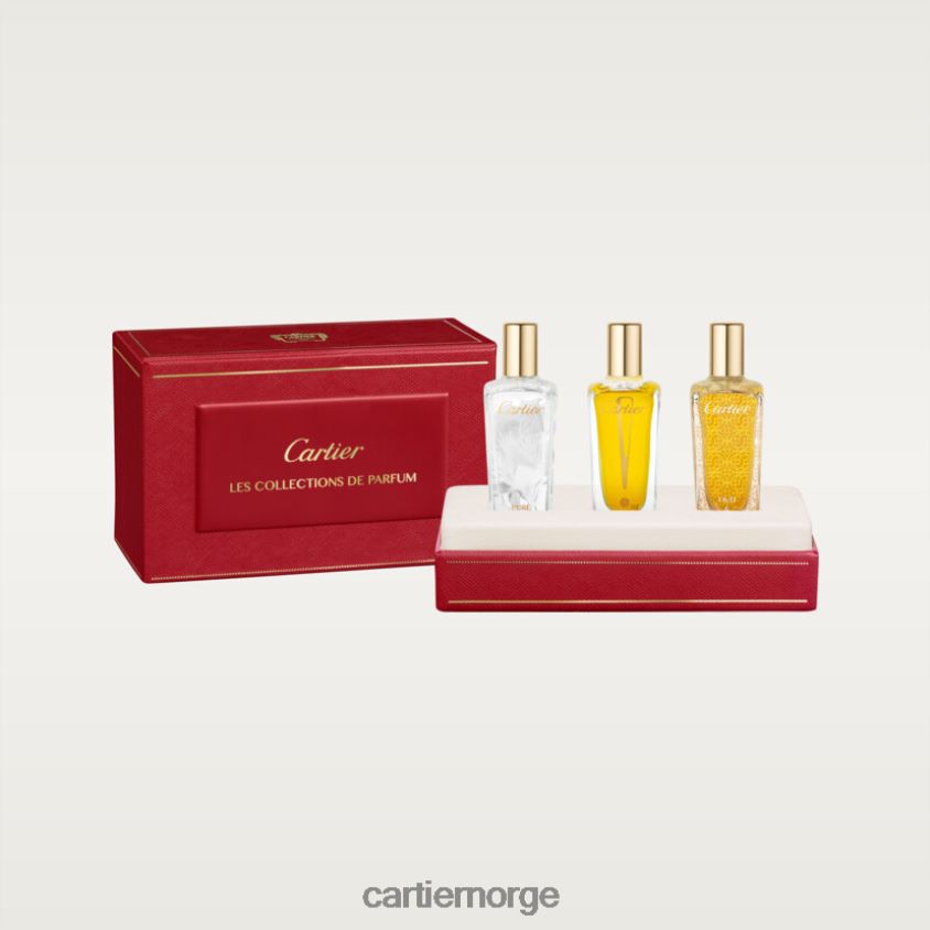 tilbehør Cartier gavesett for pure rose, l'heure osee og oud & rosa duftsamling stilig F4466N1847