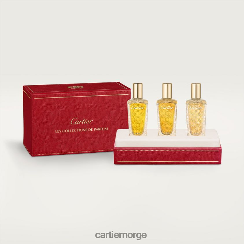 tilbehør Cartier les heures voyageuses - oud & rosa, oud & rav, oud & santal gavesett, 3 x 15 ml stilig F4466N1846
