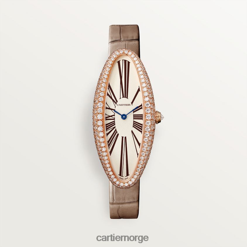 tilbehør Cartier baignoire allongee klokke stilig F4466N1024