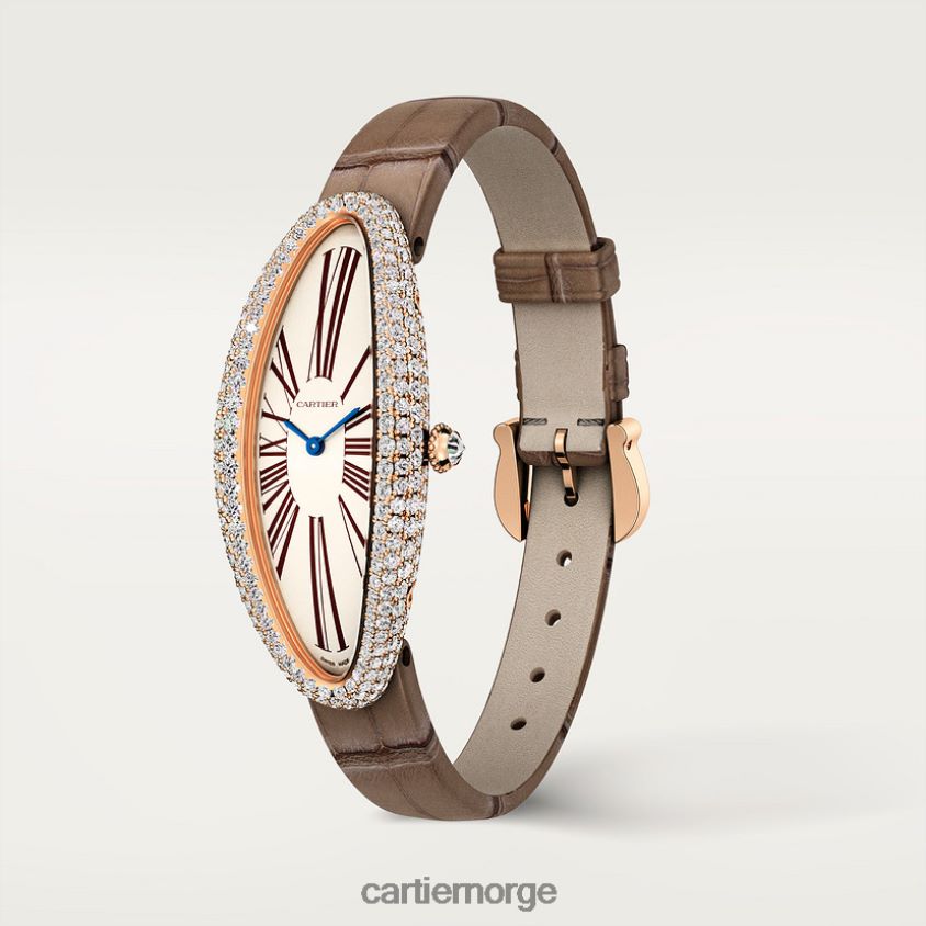 tilbehør Cartier baignoire allongee klokke stilig F4466N1024