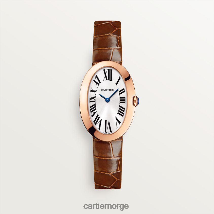 tilbehør Cartier baignoire klokke, liten modell stilig F4466N1034