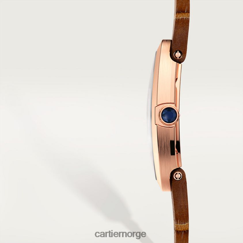 tilbehør Cartier baignoire klokke, liten modell stilig F4466N1034