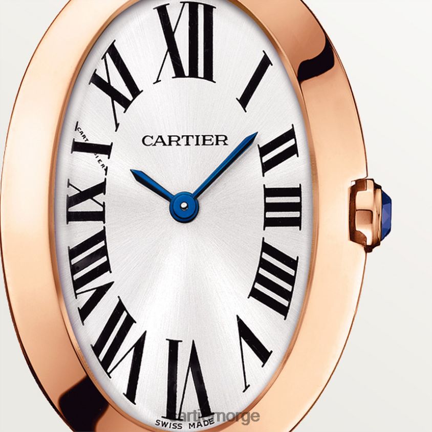 tilbehør Cartier baignoire klokke, liten modell stilig F4466N1034