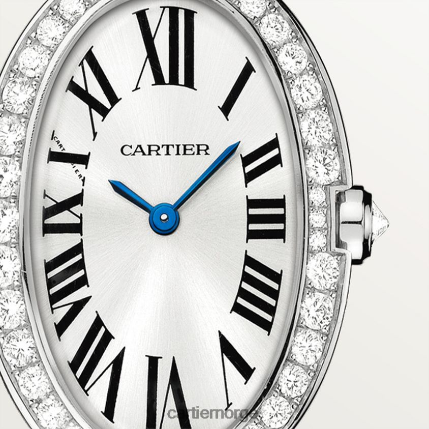 tilbehør Cartier baignoire klokke, liten modell stilig F4466N1037