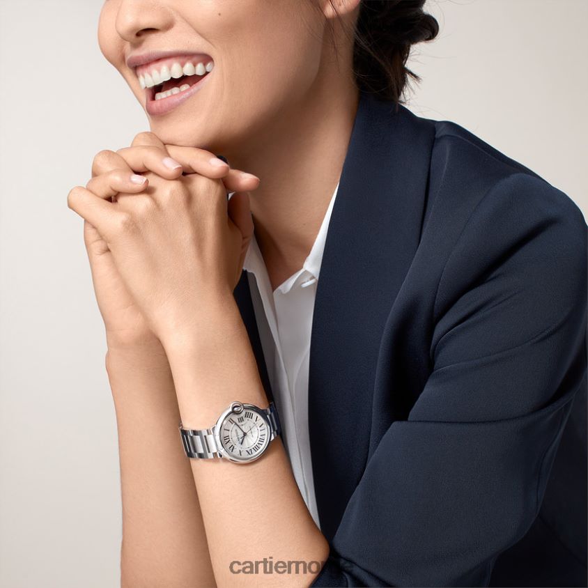 tilbehør Cartier ballon bleu klokke stilig F4466N964
