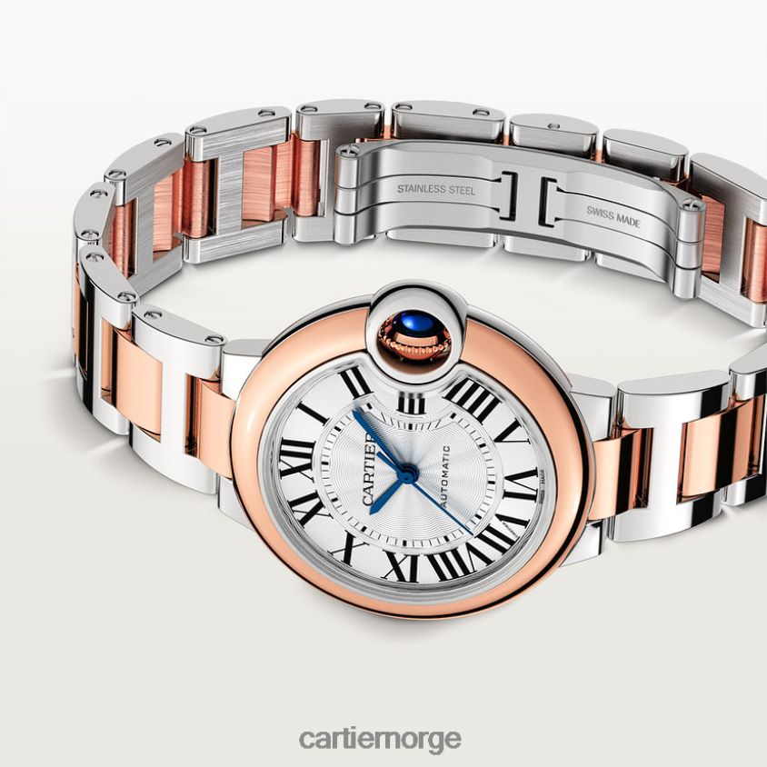 tilbehør Cartier ballon bleu klokke stilig F4466N966