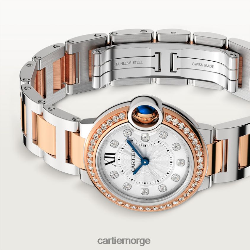 tilbehør Cartier ballon bleu klokke stilig F4466N969