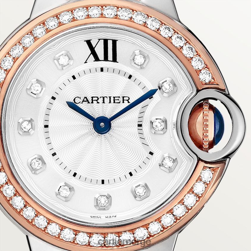 tilbehør Cartier ballon bleu klokke stilig F4466N969