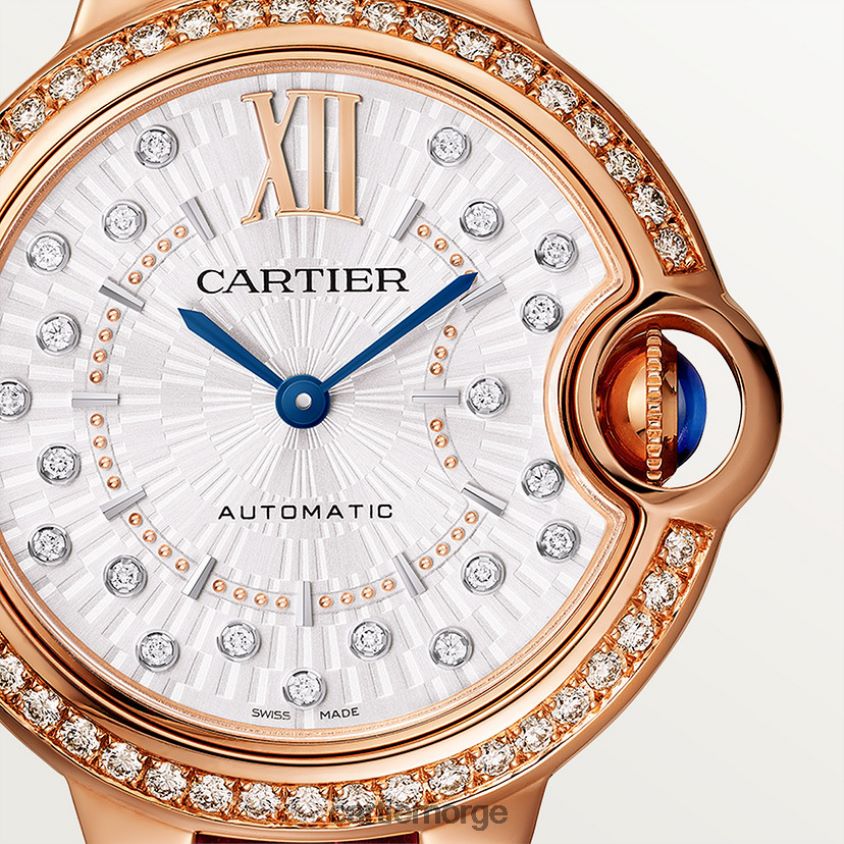 tilbehør Cartier høykvalitets ballon bleu klokke stilig F4466N935