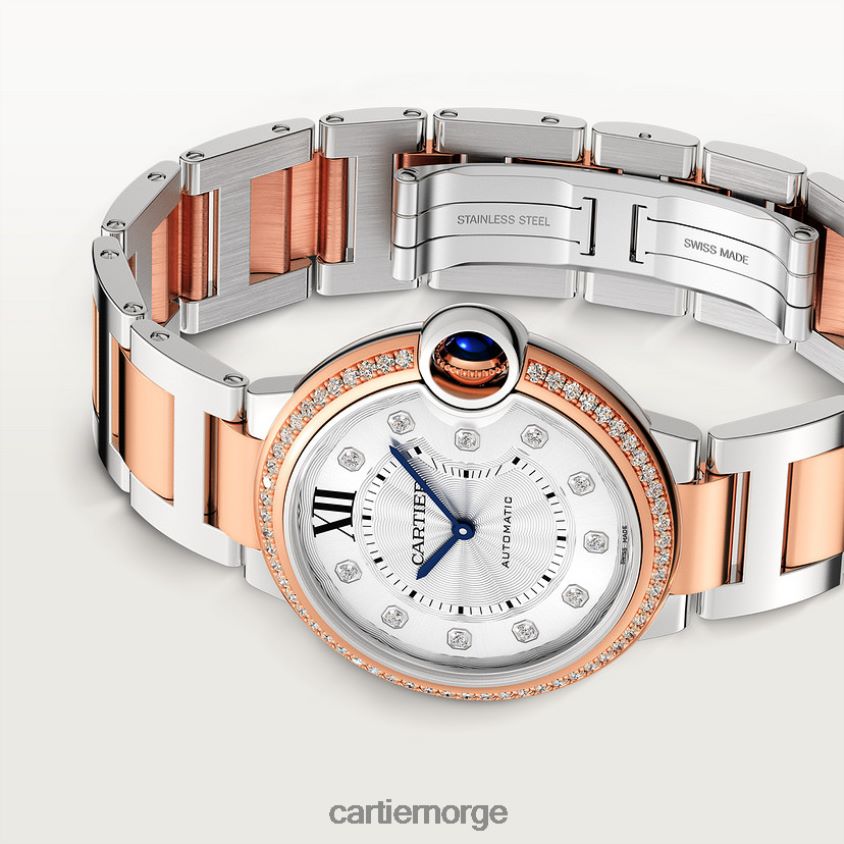 tilbehør Cartier høykvalitets ballon bleu klokke stilig F4466N941