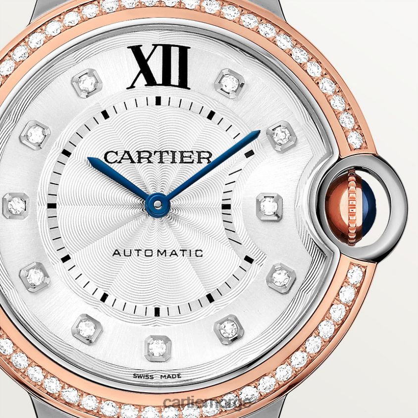 tilbehør Cartier høykvalitets ballon bleu klokke stilig F4466N941
