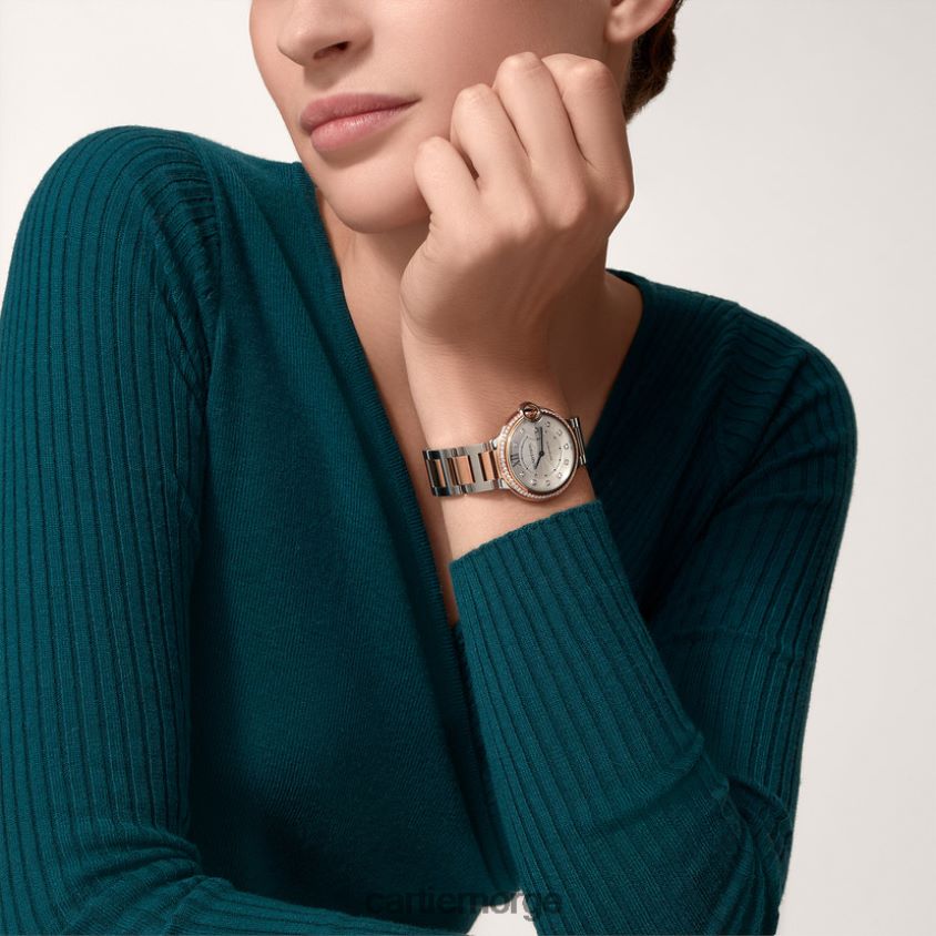 tilbehør Cartier høykvalitets ballon bleu klokke stilig F4466N941