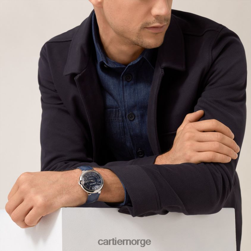 tilbehør Cartier høykvalitets ballon bleu klokke stilig F4466N949
