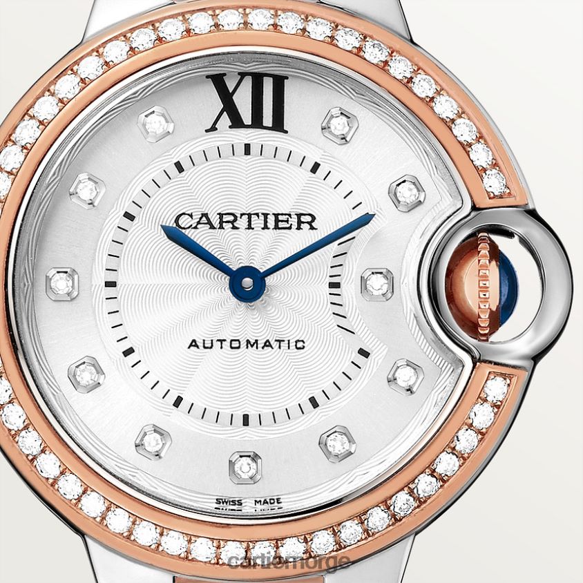 tilbehør Cartier høykvalitets ballon bleu klokke stilig F4466N952