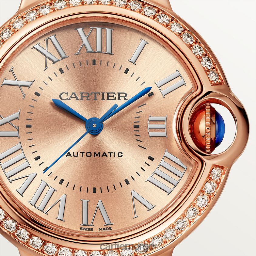 tilbehør Cartier høykvalitets ballon bleu klokke stilig F4466N954