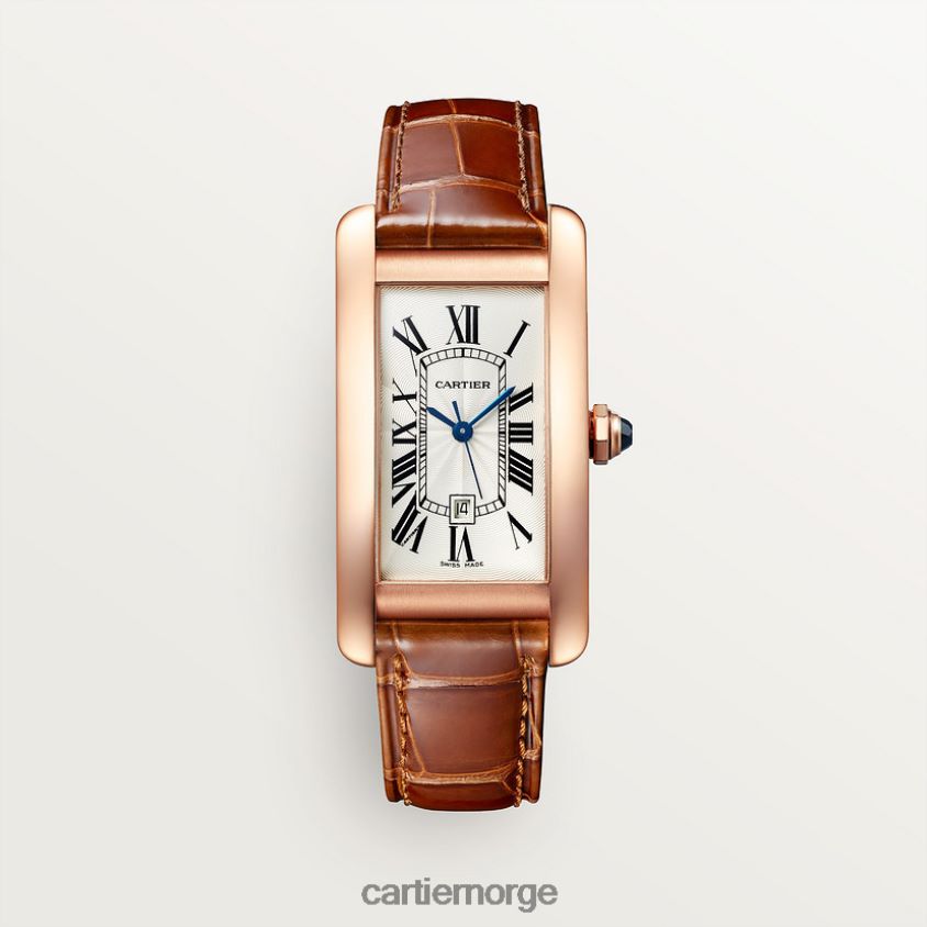 tilbehør Cartier tank americaine klokke stilig F4466N817
