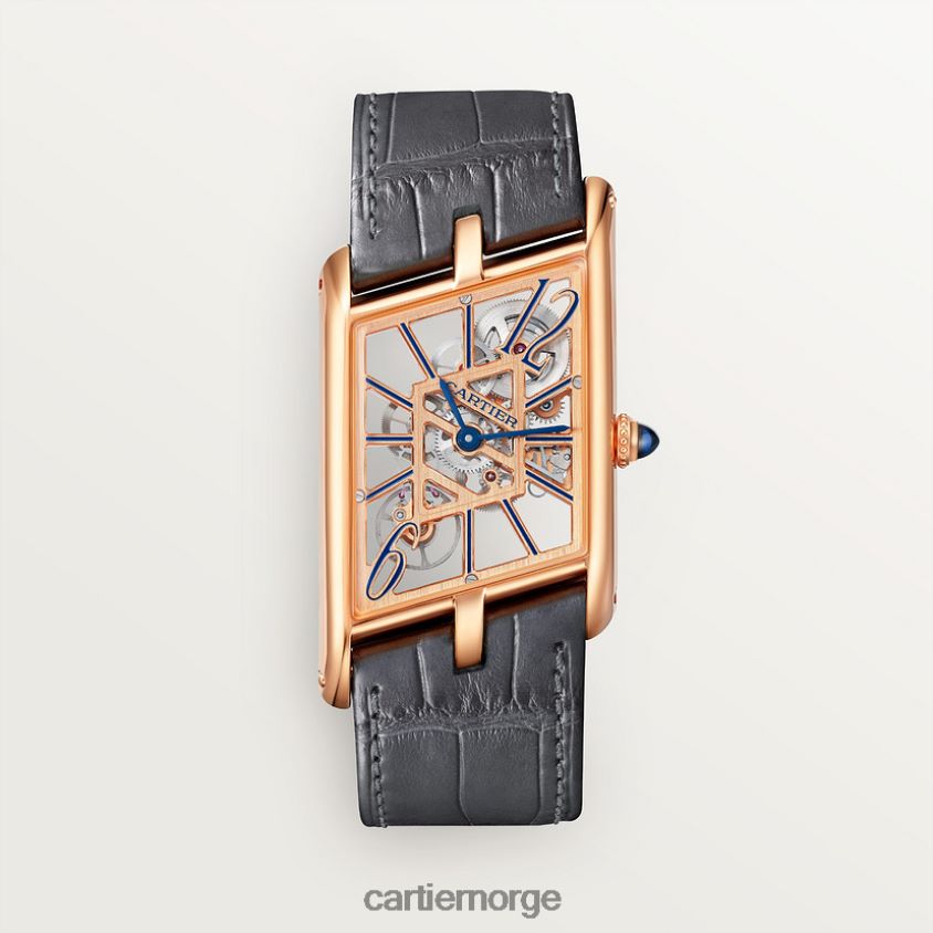 tilbehør Cartier tank asymetrisk klokke stilig F4466N821