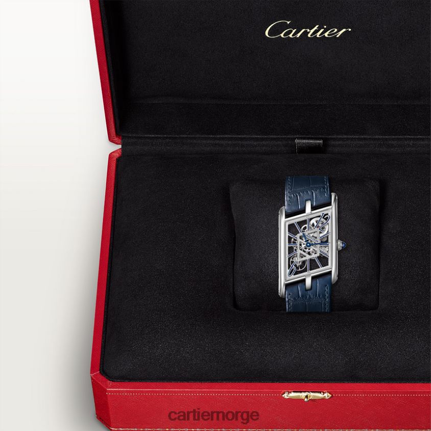 tilbehør Cartier tank asymetrisk klokke stilig F4466N822
