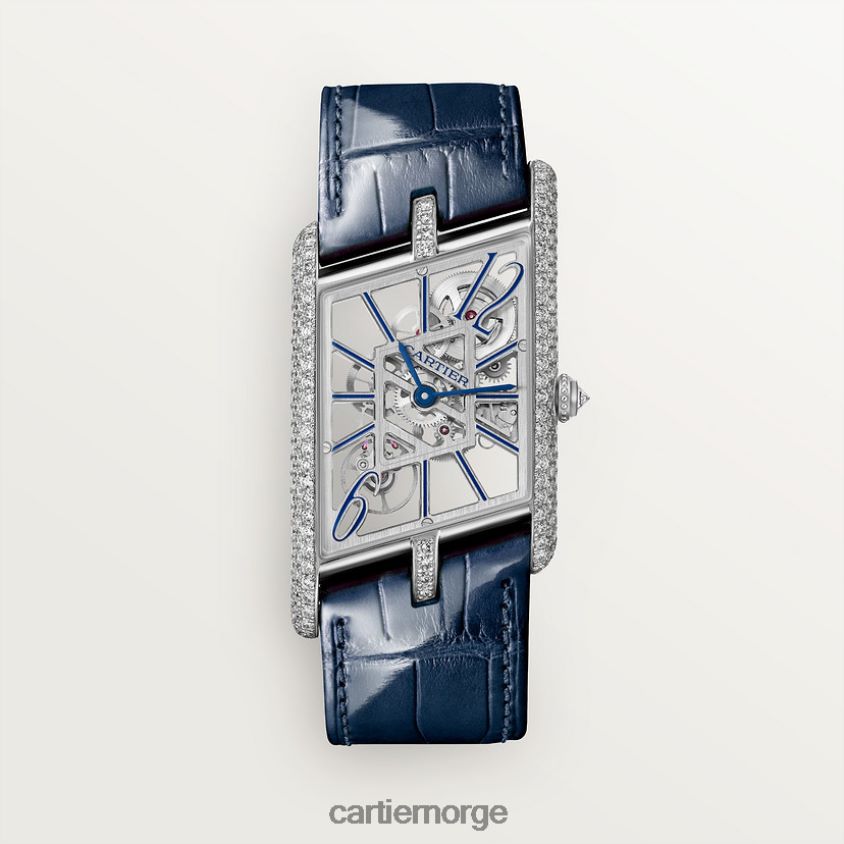 tilbehør Cartier tank asymetrisk klokke stilig F4466N823