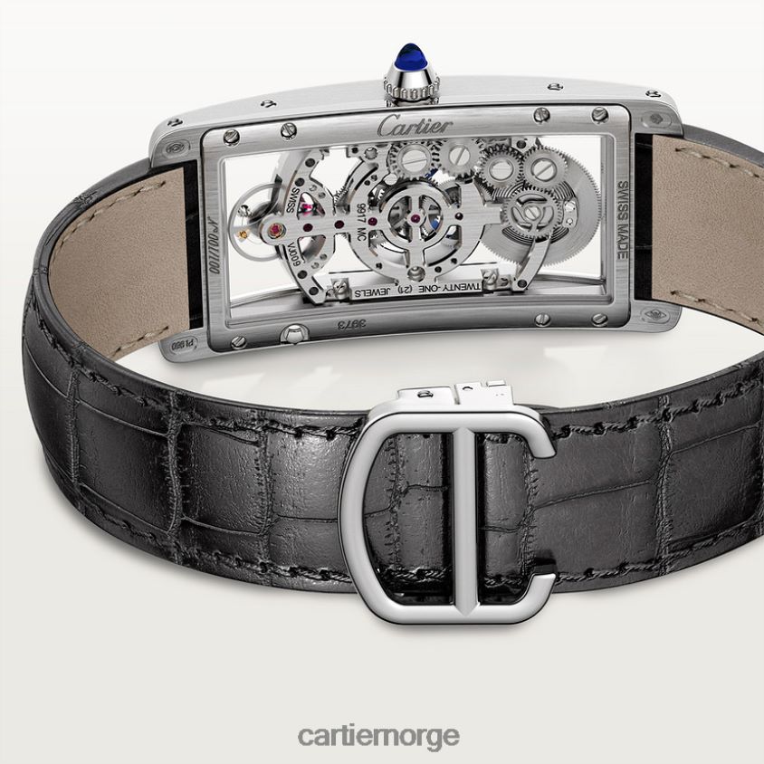 tilbehør Cartier tank cintree klokke stilig F4466N820