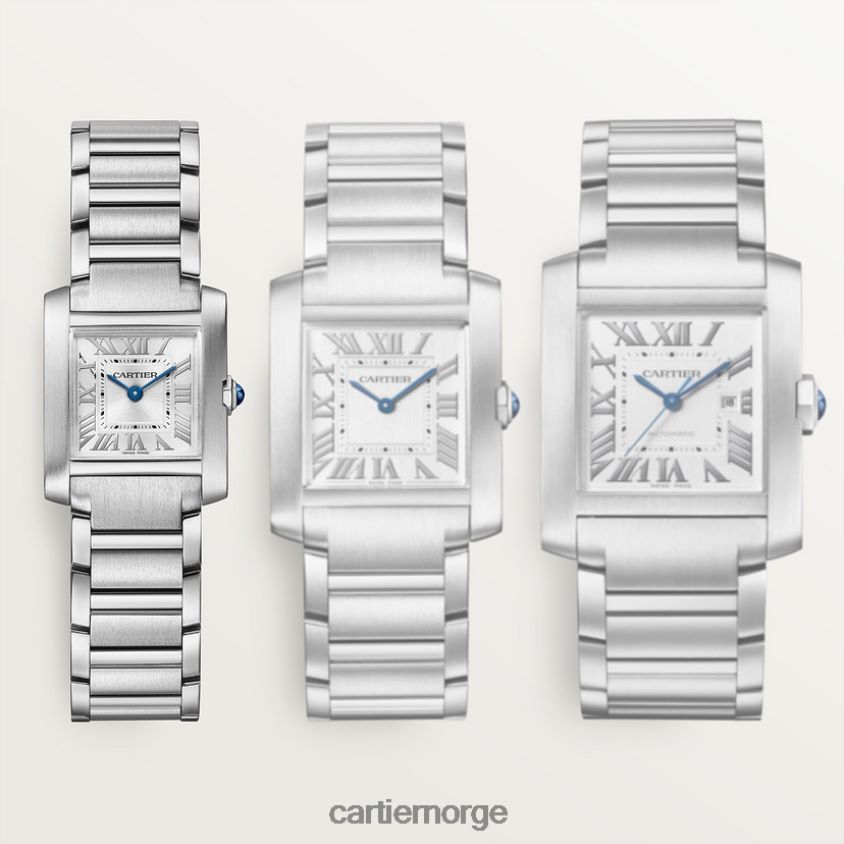 tilbehør Cartier tank francaise klokke stilig F4466N794
