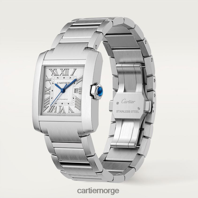 tilbehør Cartier tank francaise klokke stilig F4466N795