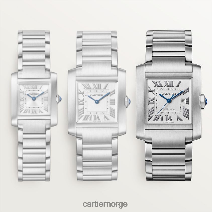 tilbehør Cartier tank francaise klokke stilig F4466N795