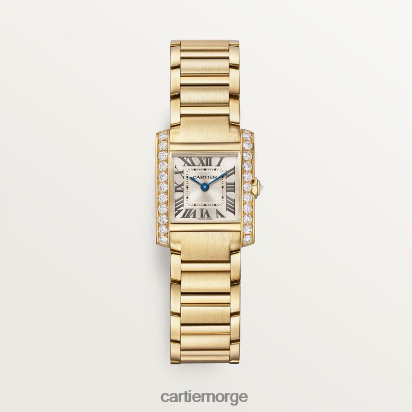 tilbehør Cartier tank francaise klokke stilig F4466N796