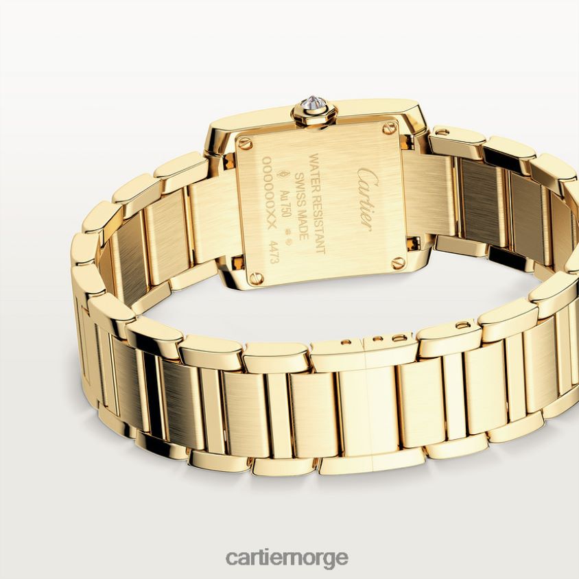 tilbehør Cartier tank francaise klokke stilig F4466N796