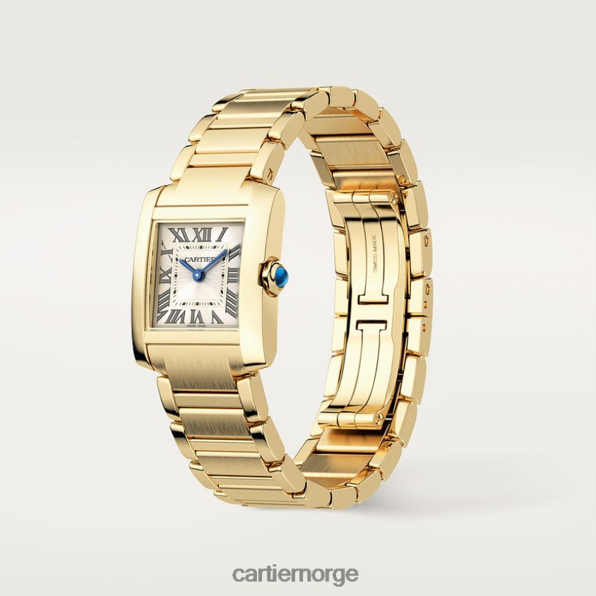 tilbehør Cartier tank francaise klokke stilig F4466N797