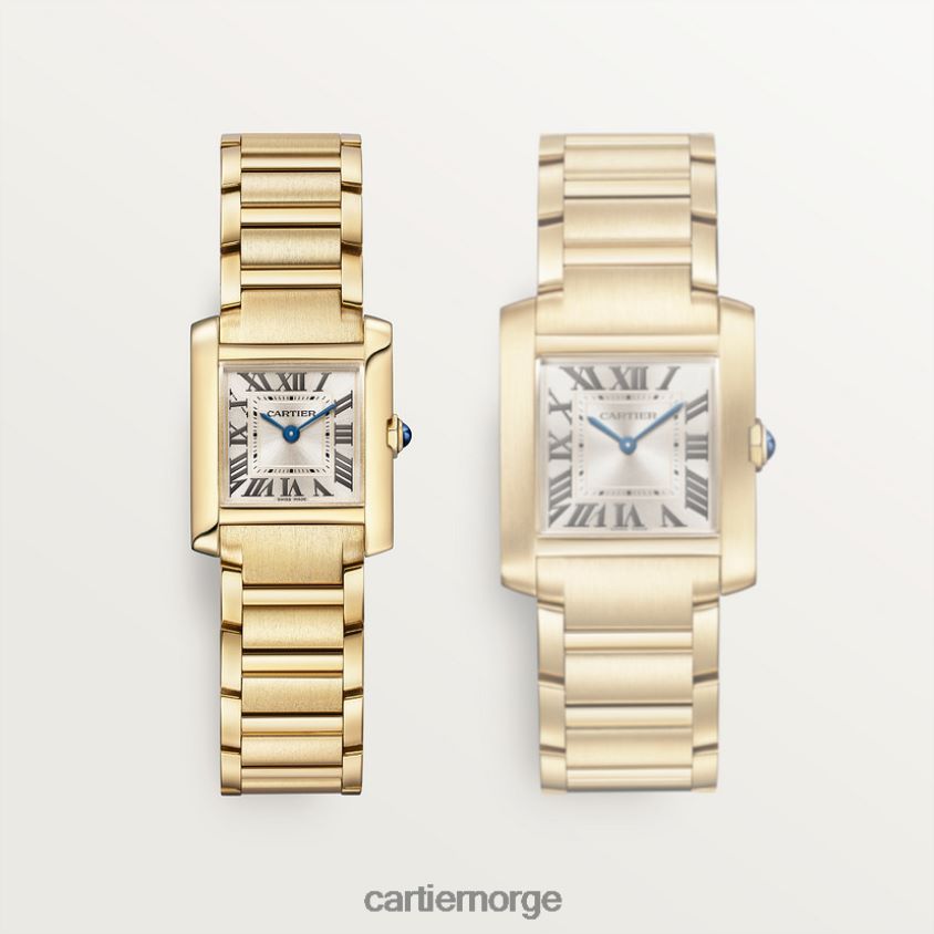 tilbehør Cartier tank francaise klokke stilig F4466N797