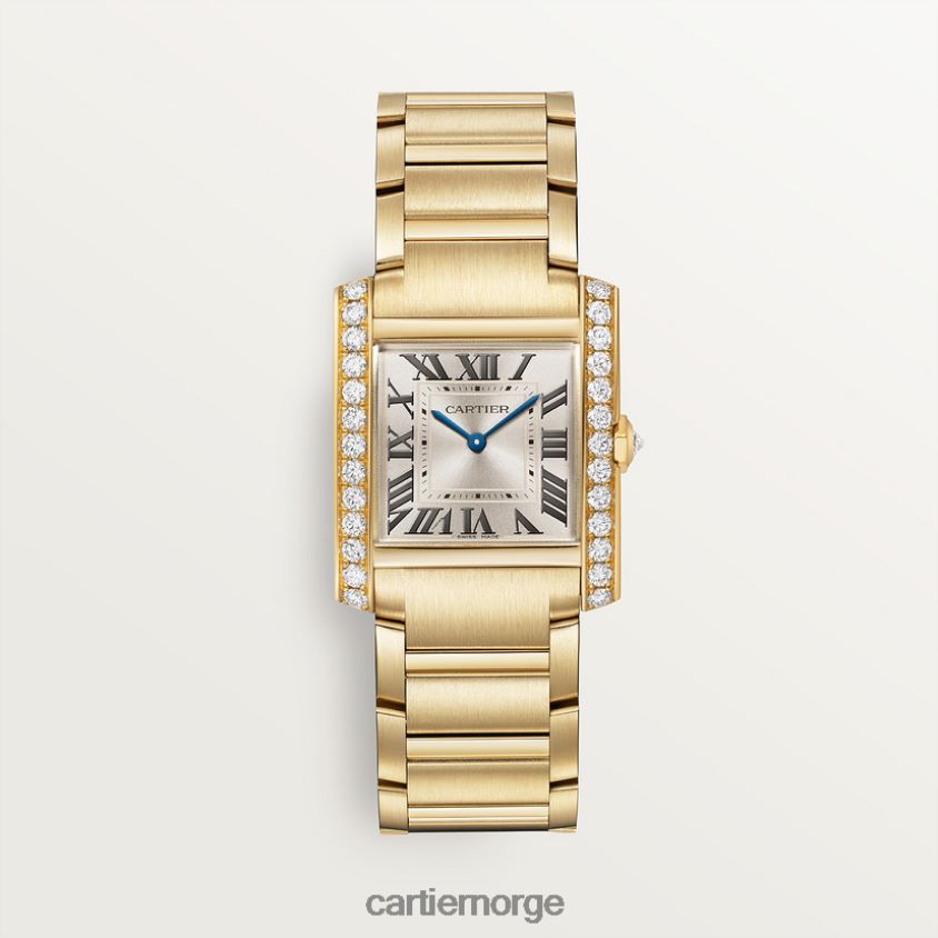 tilbehør Cartier tank francaise klokke stilig F4466N804