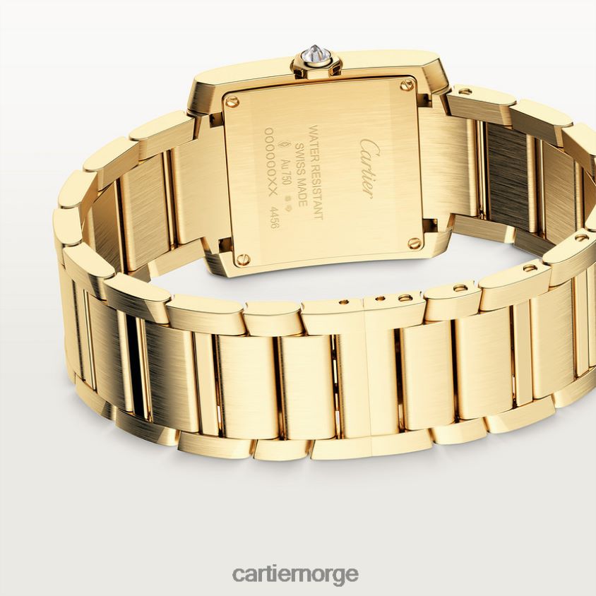 tilbehør Cartier tank francaise klokke stilig F4466N804