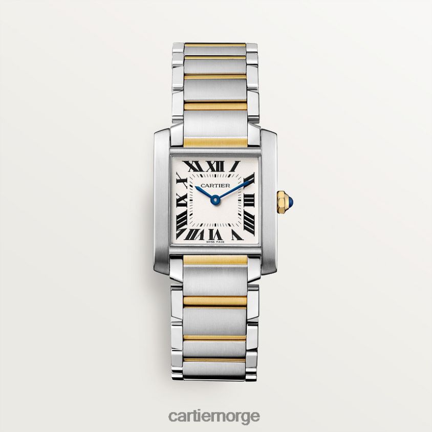 tilbehør Cartier tank francaise klokke stilig F4466N805