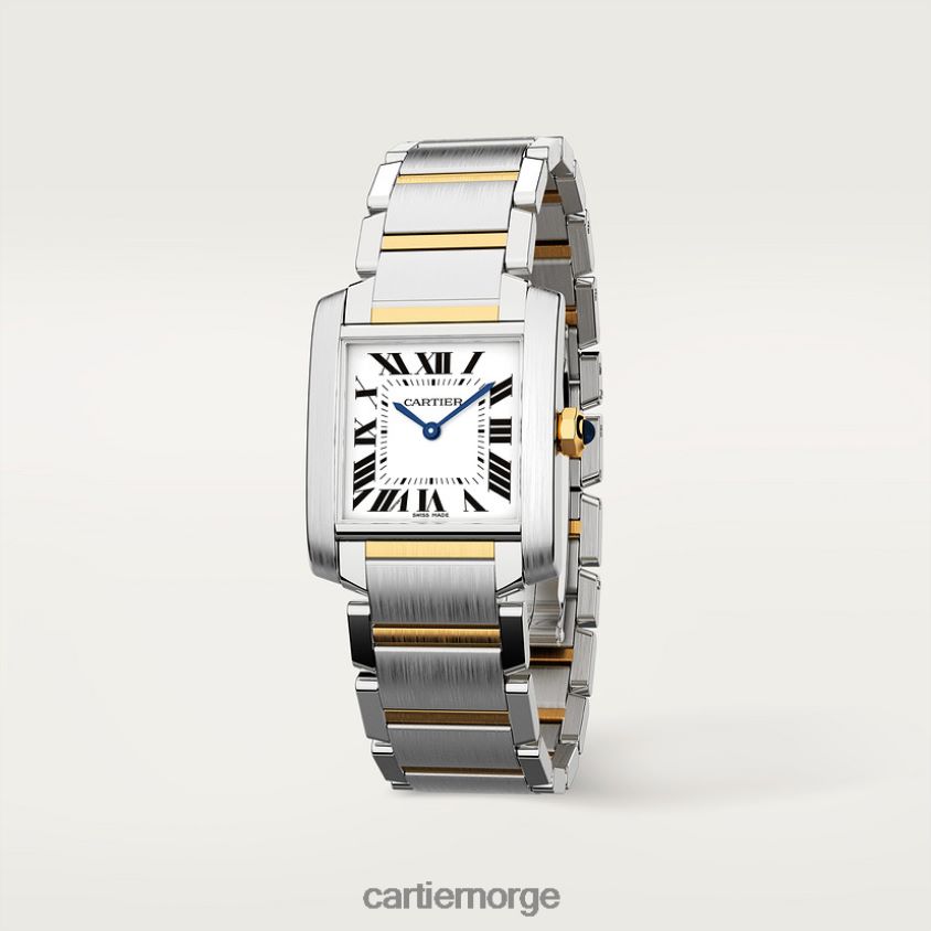 tilbehør Cartier tank francaise klokke stilig F4466N805