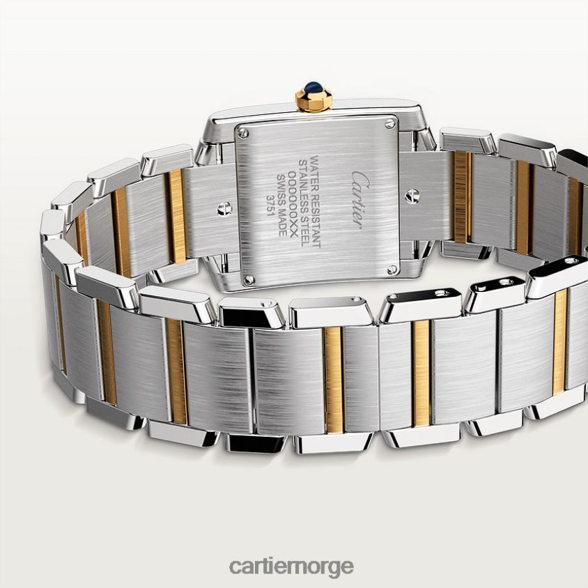 tilbehør Cartier tank francaise klokke stilig F4466N805