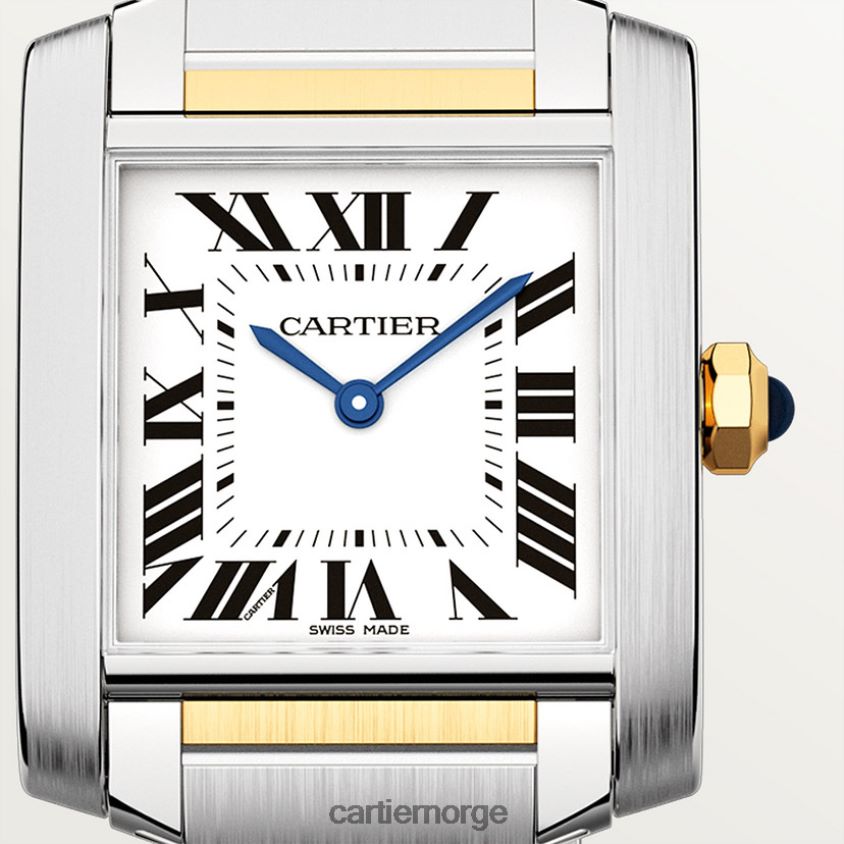 tilbehør Cartier tank francaise klokke stilig F4466N805