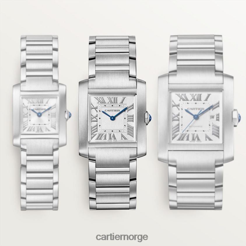 tilbehør Cartier tank francaise klokke stilig F4466N807