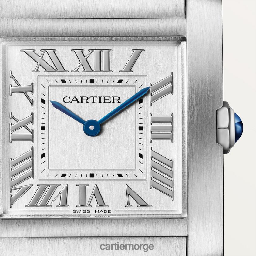 tilbehør Cartier tank francaise klokke stilig F4466N807