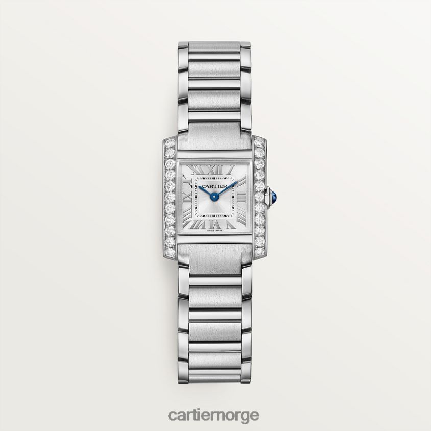 tilbehør Cartier tank francaise klokke stilig F4466N808