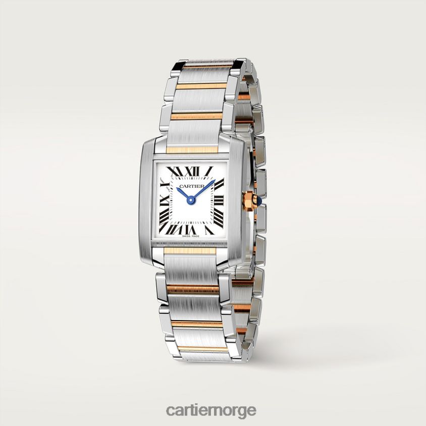 tilbehør Cartier tank francaise klokke stilig F4466N815
