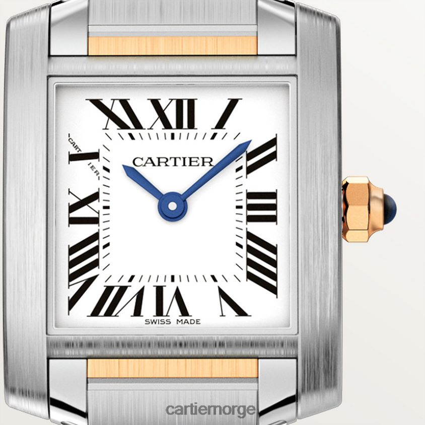 tilbehør Cartier tank francaise klokke stilig F4466N815